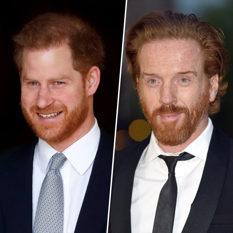 Seeing double? Prince Harry (left) feels "Billions" actor Damian Lewis (right) would be a good match for him on "The Crown."