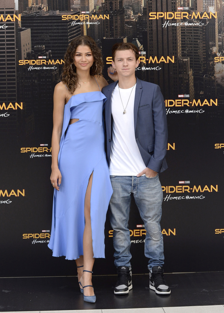 Zendaya and Tom Holland