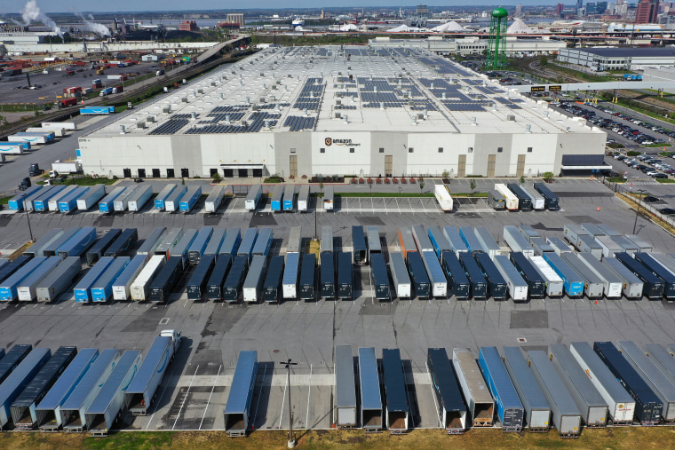 The 1.2 million-square-foot BWI2 Amazon Fulfillment Center in Baltimore.