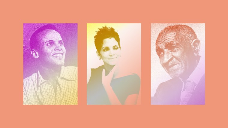 Image: Harry Belafonte, Halle Berry and George Washington Carver