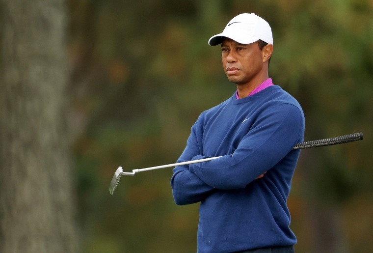 Image: Tiger Woods, The Masters - Round Two