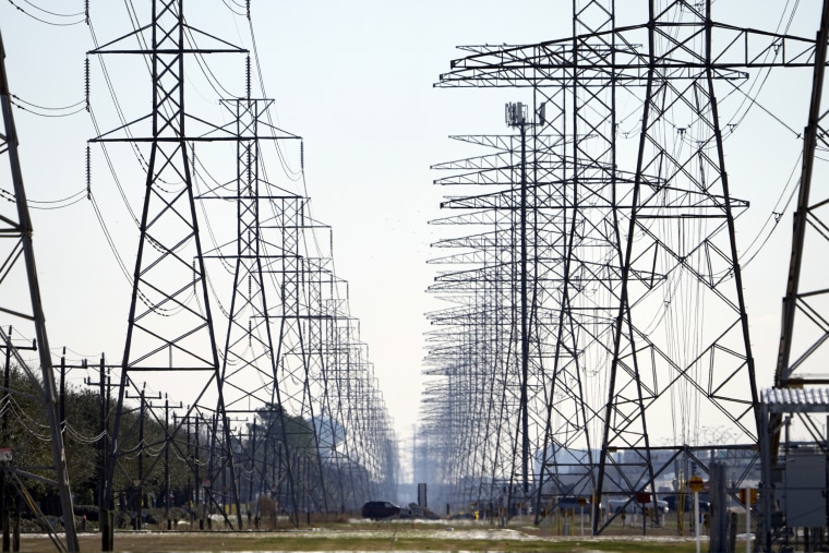 Image: Power lines in Houston