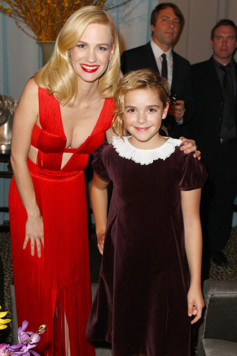 January Jones and Kiernan Shipka