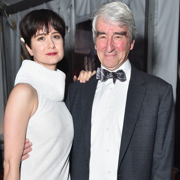 Katherine Waterston and Sam Waterston