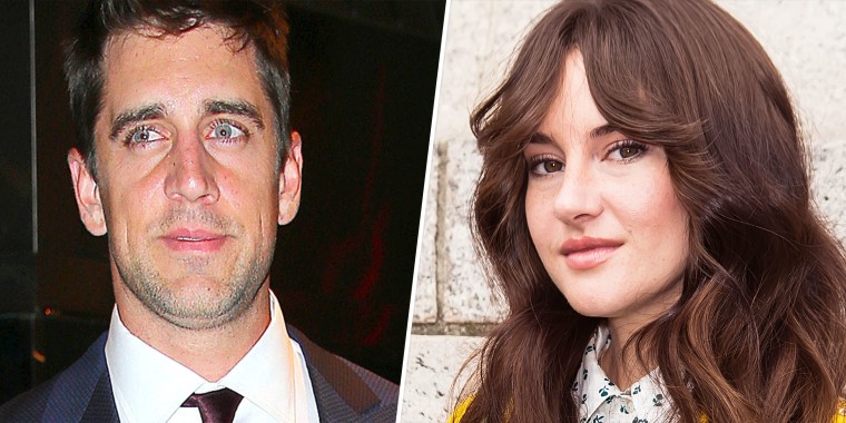 Aaron Rodgers, .Shailene Woodley