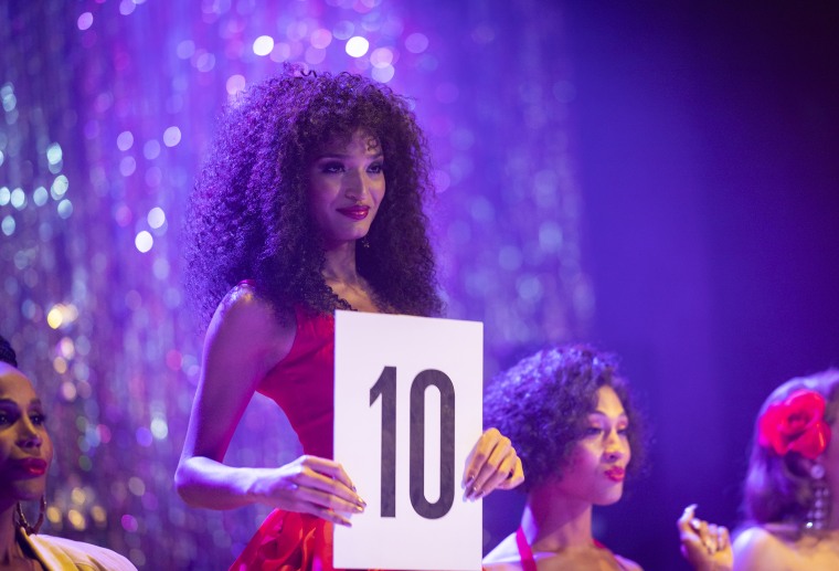 Indya Moore as Angel gives her score.