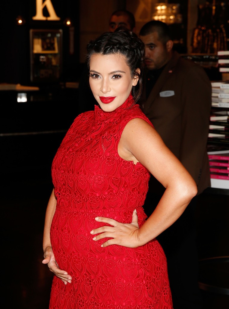Kim Kardashian Appears At Kardashian Khaos Store At The Mirage