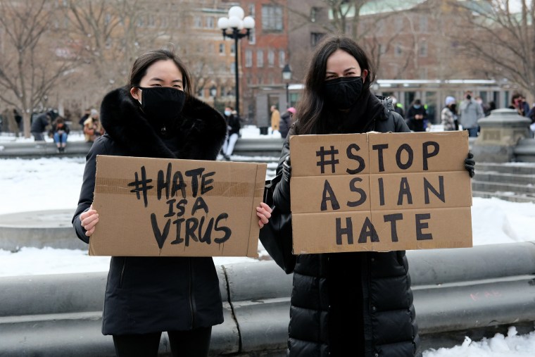 End The Violence Toward Asians Rally