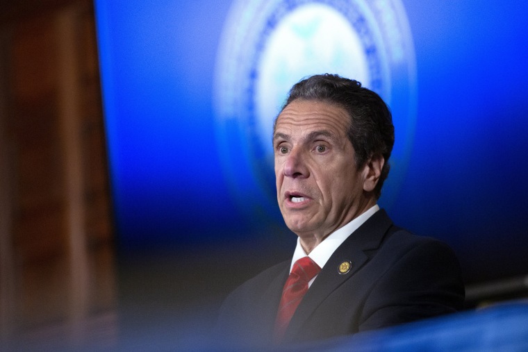 Image: Gov. Cuomo Holds Daily Briefing On Coronavirus Pandemic In New York