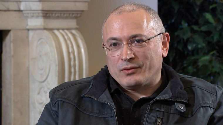 Image: Mikhail Khodorkovsky, a former oil magnate, once believed to be Russia's richest man.
