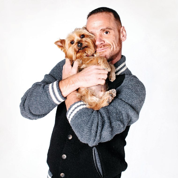 Dr. Robert Garofalo and his dog, Fred.