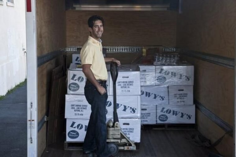 Lowy made his first delivery in April 2009. The organization donated 300 pounds of food in its first month. 