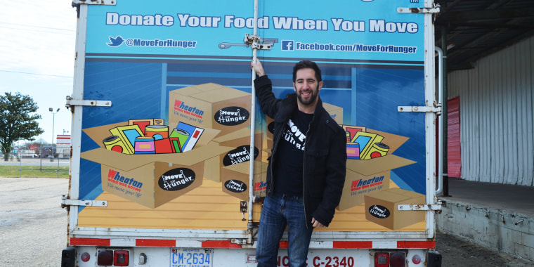 "Moving's stressful, you know? It's not a fun experience, there's a lot going on," said founder Adam Lowy. "And we started by asking a very simple question: 'Do you want to donate your food when you move?'"