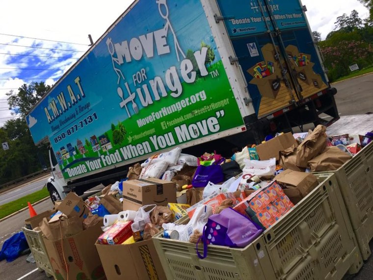 The organization hosts food drives for even more supplies.