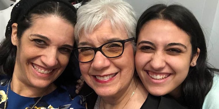 Left to right: Laura Shaw Frank, Evelyn Shaw and Ateret Frank.