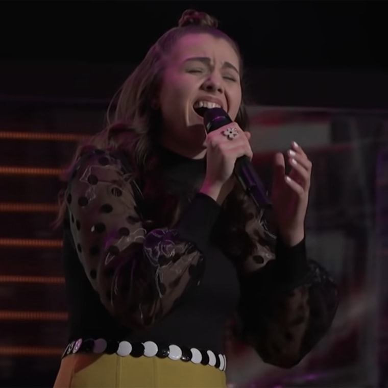 Anna Grace, hailing from Milwaukee, Wis. took on Billie Eilish’s 2020 hit “my future” for her audition.