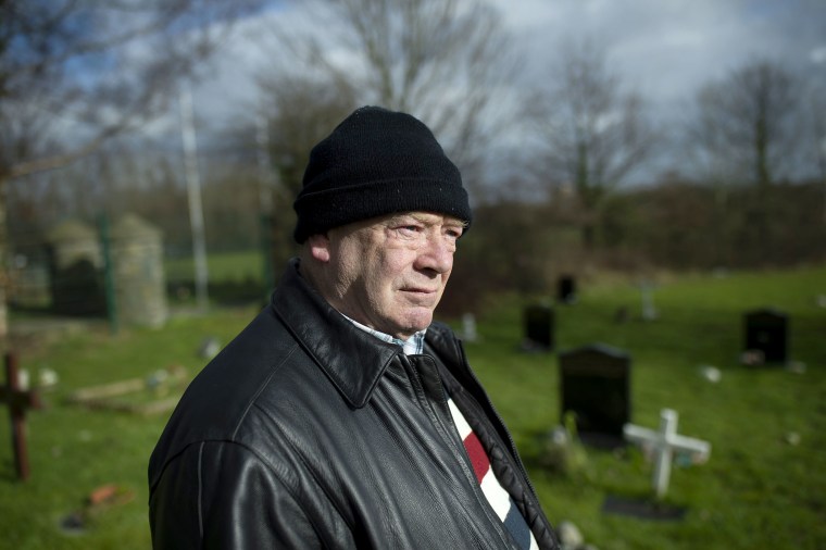 Image: Former Milltown grave digger Dan Skelly pictured in Milltown Cemetery