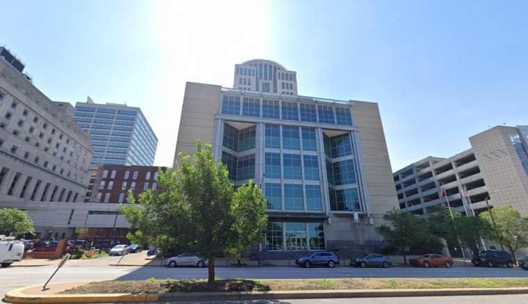 The St. Louis City Justice Center in St. Louis, Mo.