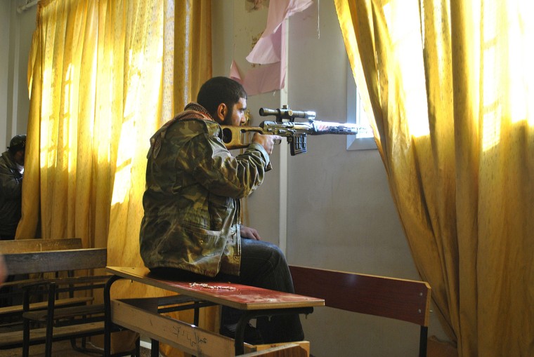 Image: A Syrian rebel 