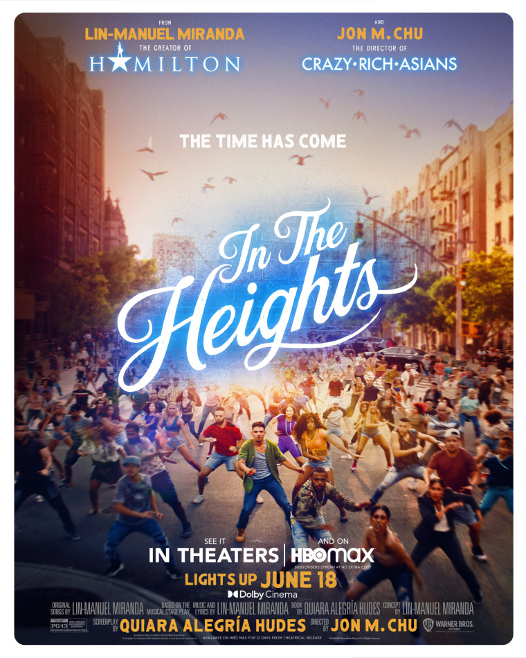 A poster for the movie "In The Heights."