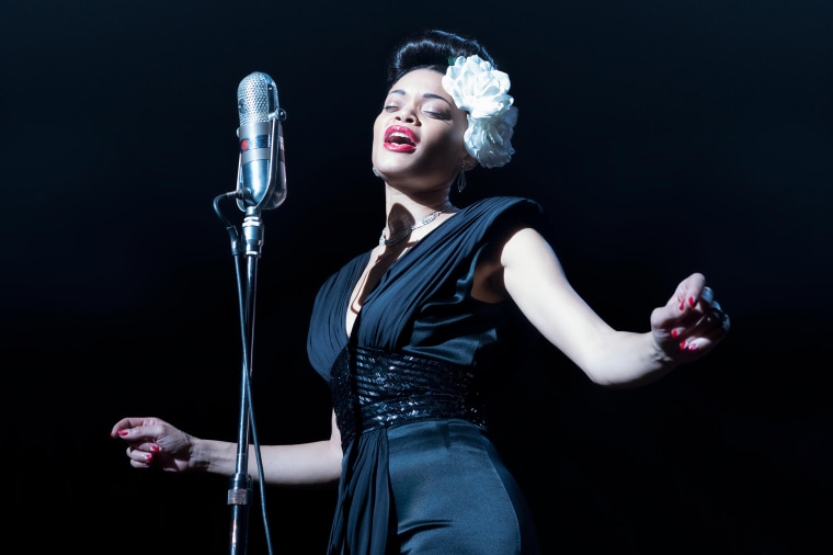 Andra Day stars in THE UNITED STATES VS. BILLIE HOLIDAY.