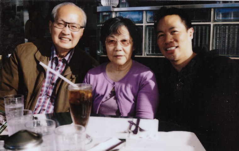 Richard Lui with his parents