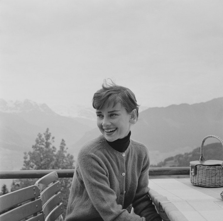 Audrey Hepburn In Switzerland