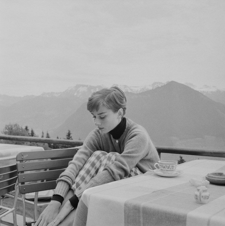 Audrey Hepburn In Switzerland