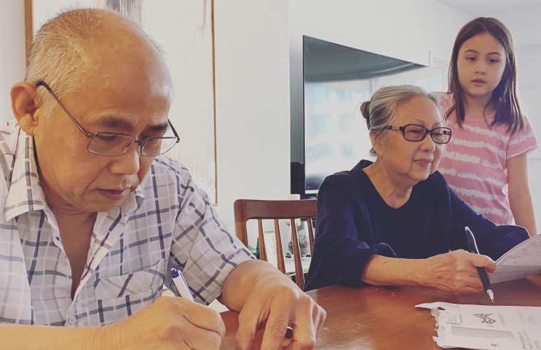 Vicky Nguyen's parents