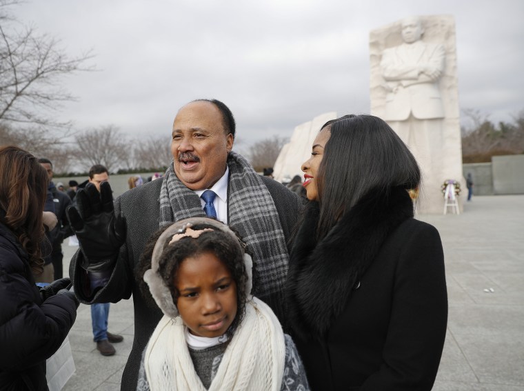 Martin Luther King III,Arndrea Waters,Yolanda Renee King