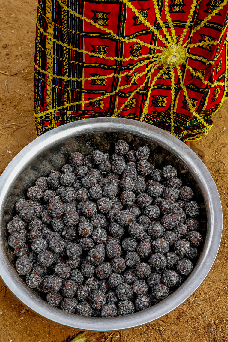 Sumbala (African spice) in Ouagadougou, Burkina Faso.