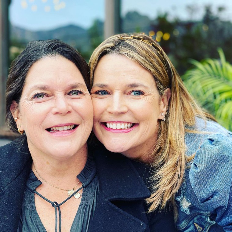 Savannah Guthrie with sister Annie