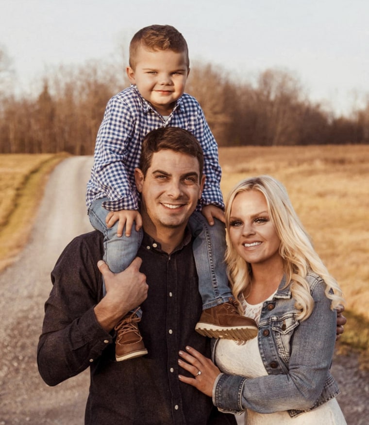 Stewart and Jessica have a son, Parker, 5, who joins them at competitions around the country.