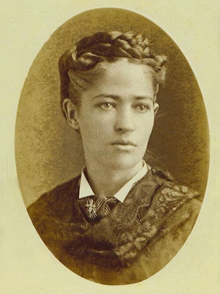 Josephine Cochran as a young woman. She married William A. Cochran at age 19 in 1858, and was widowed in 1883 shortly after conceiving the idea of a dishwasher.