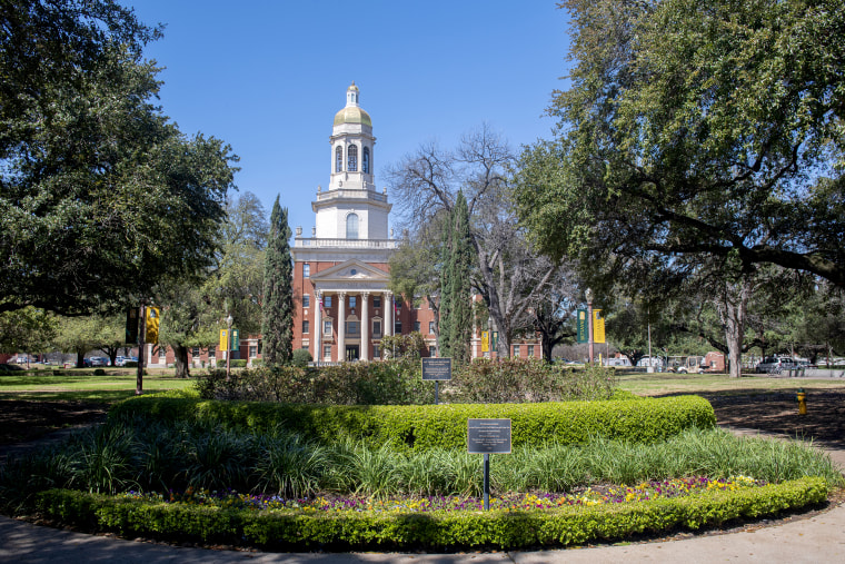 Pat Neff Hall on the campus of Baylor University on March 13, 2019 in Waco, Texas.