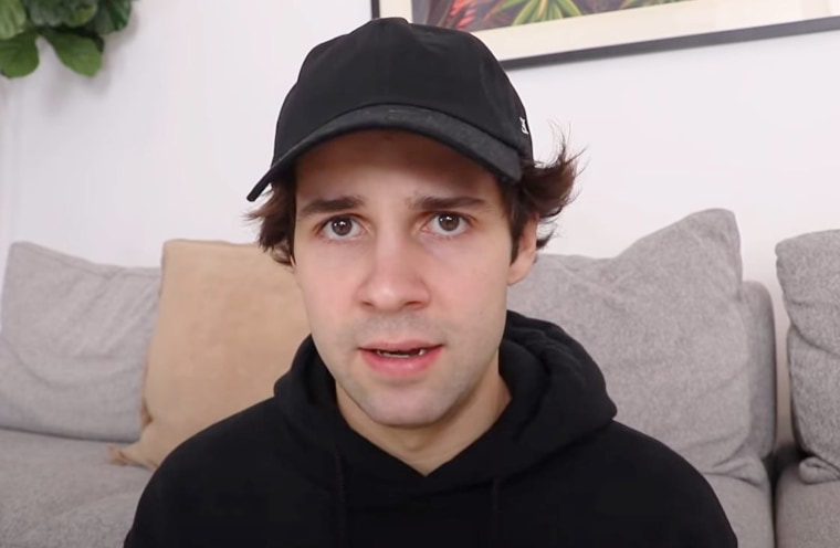 David Dobrik in a video posted to Youtube on March 23, 2021.