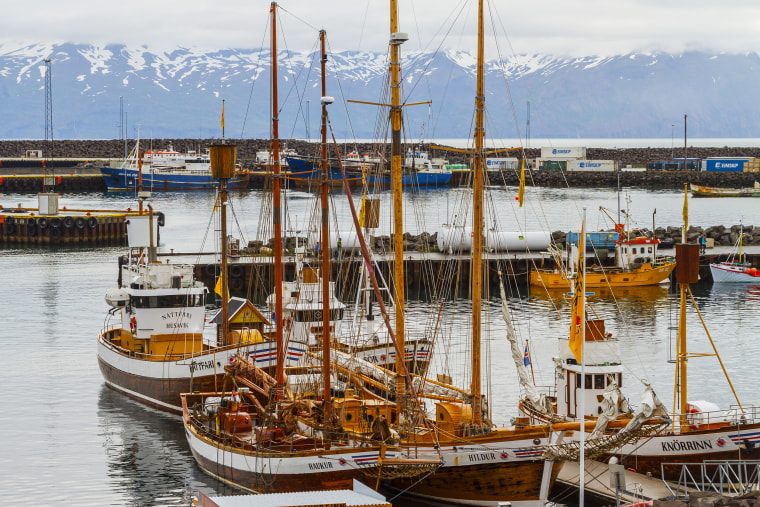 Image: Husavik on Iceland's north coast has become the "whale capital" of the country.