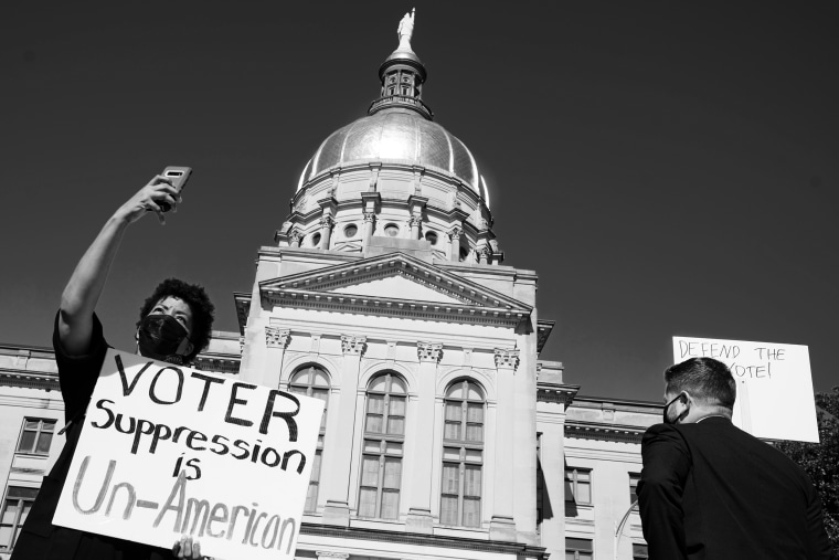 Image: Protesters Rally Against Georgia Voting Bill HB531