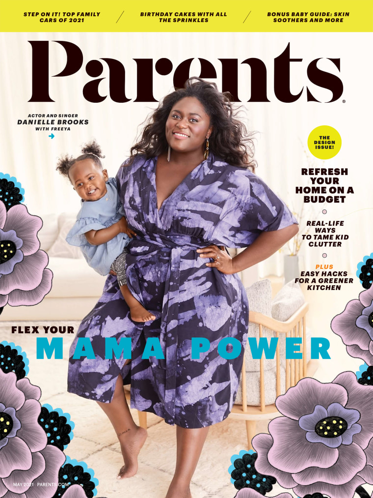 Danielle Brooks and her daughter, Freeya, were featured on the cover of Parents magazine.