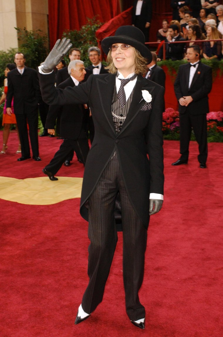 Diane Keaton Is Eccentric in Platform Heels at 'Mack & Rita' Premiere –  Footwear News