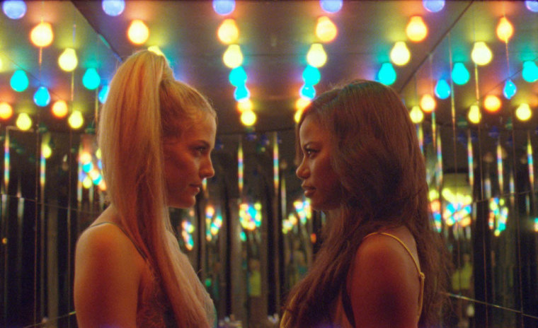 Image: Riley Keough and Taylour Paige in \"Zola.\"
