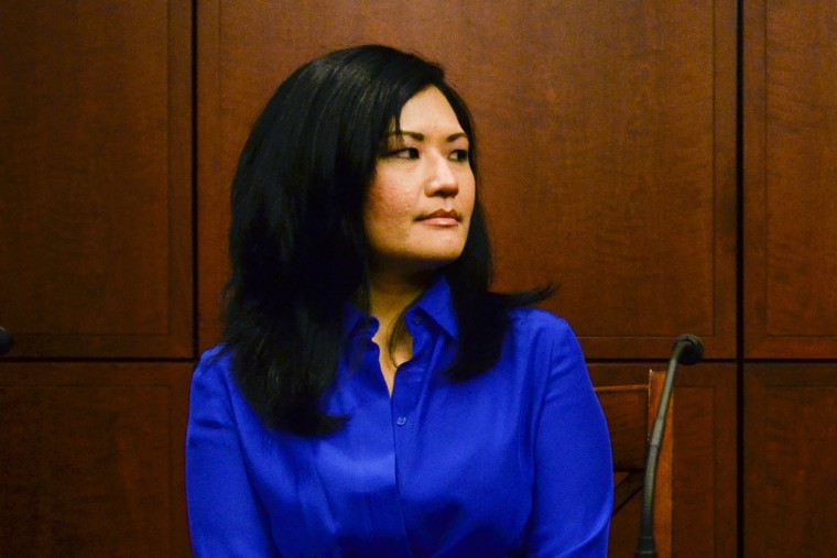 Image: Sery Kim at a panel discussion in Washington on June 20, 2013.