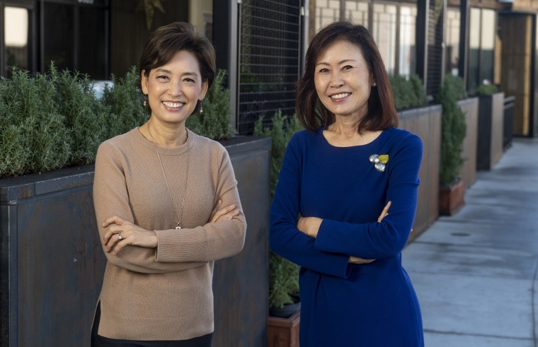 Young Kim, left, and Michelle Steel were elected to the U.S. House of Representatives in November, 2020.
