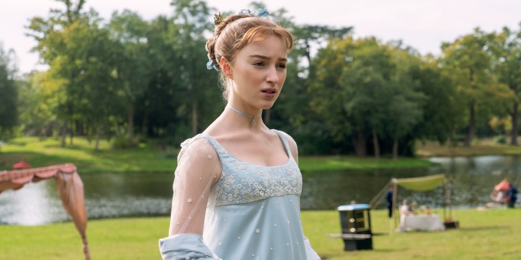 Phoebe Dynevor is filming a second season of "Bridgerton" and a new film.