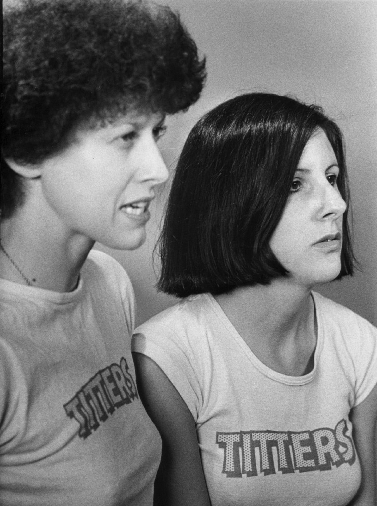 MAY 2 1977, MAY 6 1977; Women: 'Right and Talent to be Funny'; Anne Beatts, left, and Deanne Stillma