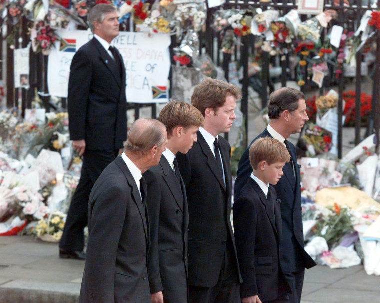 The Prince of Wales, Prince William, Prince Harry