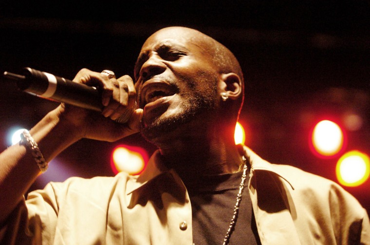 DMX performs at the Ambassador Theatre in Dublin on July 13, 2004.
