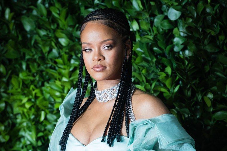 Rihanna arrives at The Fashion Awards 2019 held at Royal Albert Hall on December 02, 2019 in London