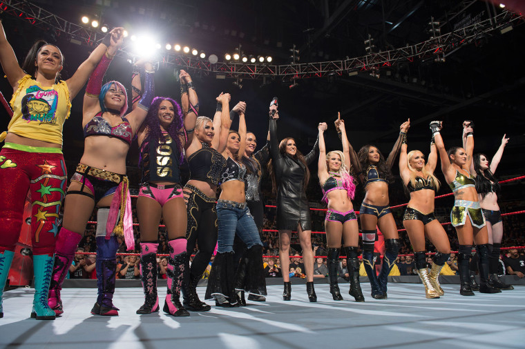 A previous announcement for women's Royal Rumble.