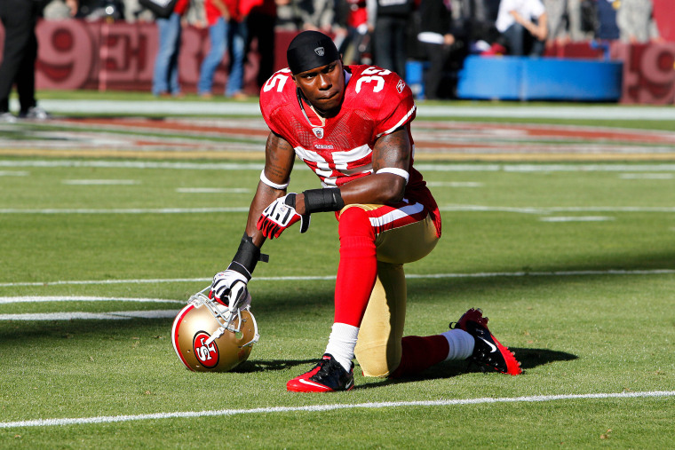 San Francisco 49ers cornerback Phillip Adams #35 during the game between the New Orleans Saints and the San Francisco 49ers in San Francisco on Sept. 20, 2010.